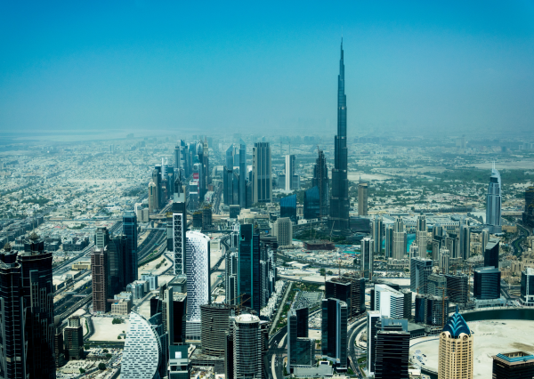 Skyline von Dubai mit Burj Khalifa, Bild: Zicarlo van Aalderen, Flickr
